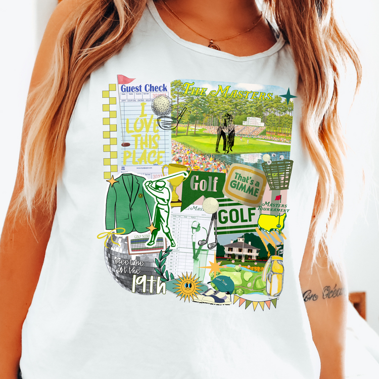 Masters Golf Collage DTF Transfer