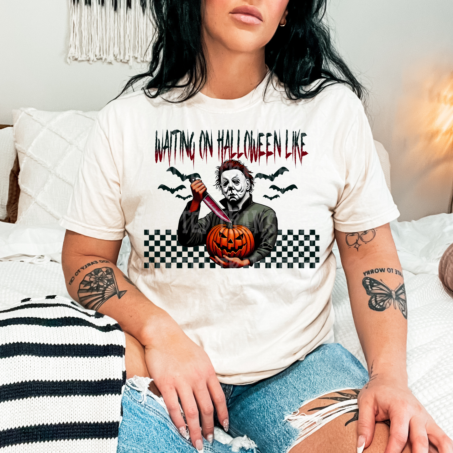 Waiting on Halloween Exclusive Sublimation Transfer