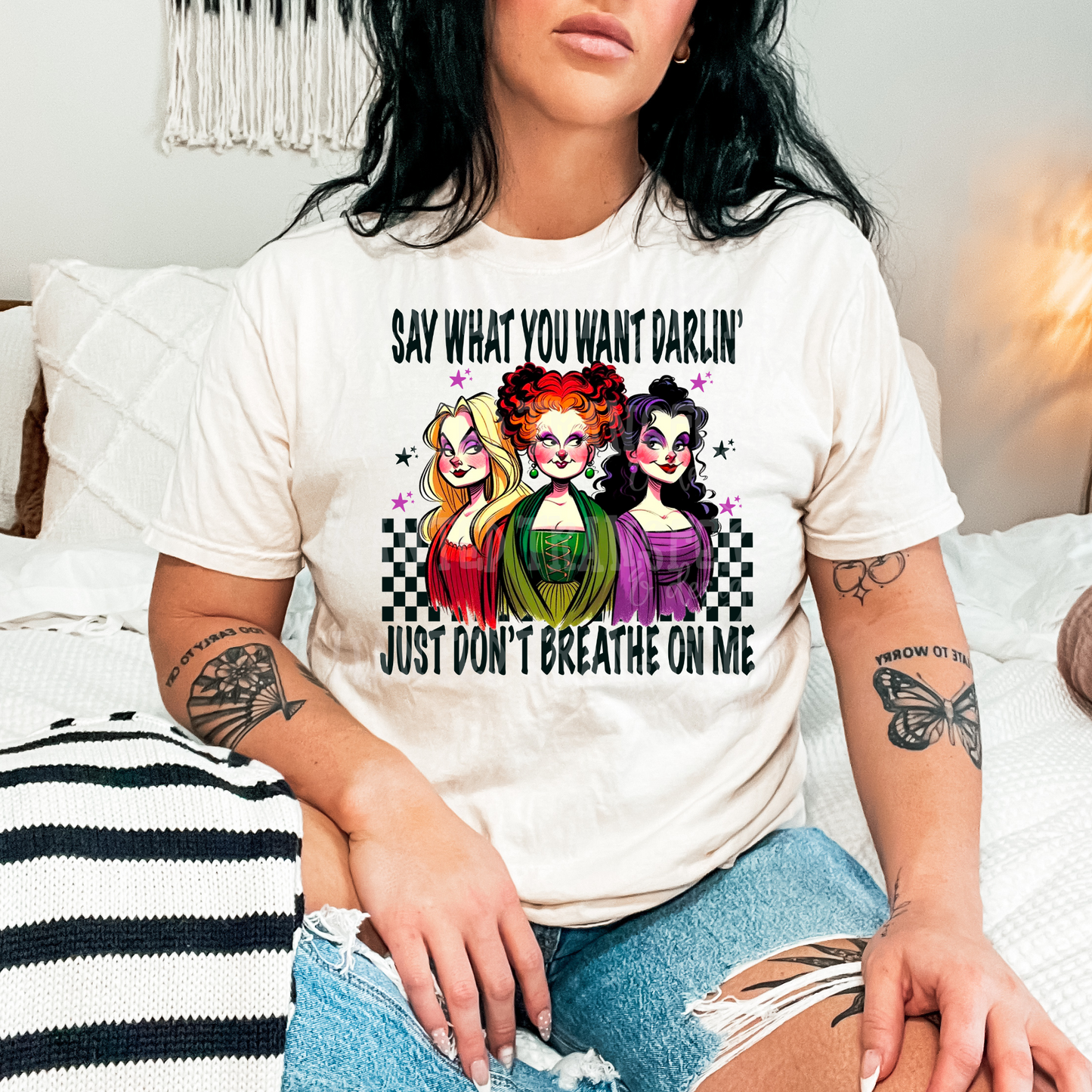 Halloween Don't Breathe on Me Exclusive Sublimation Transfer