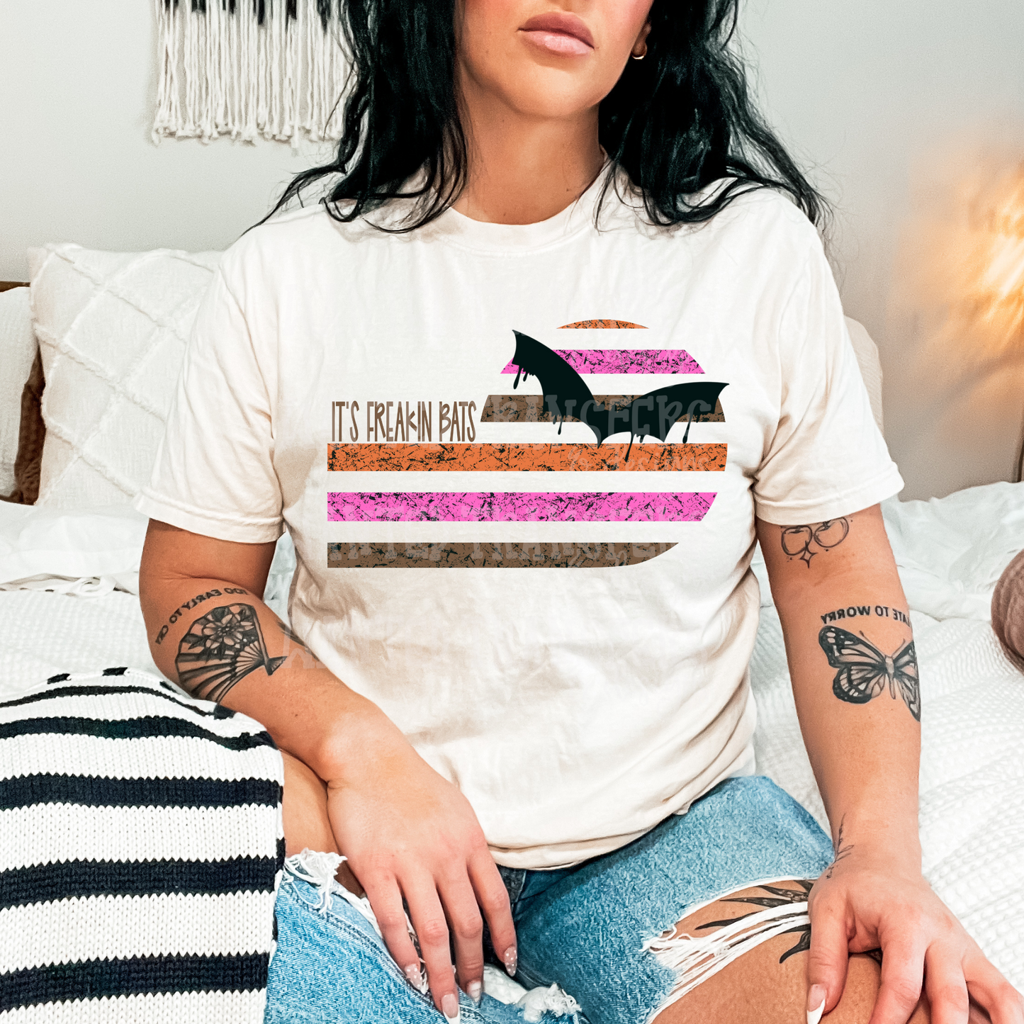 It's Freakin Bats Distressed Exclusive Sublimation Transfer