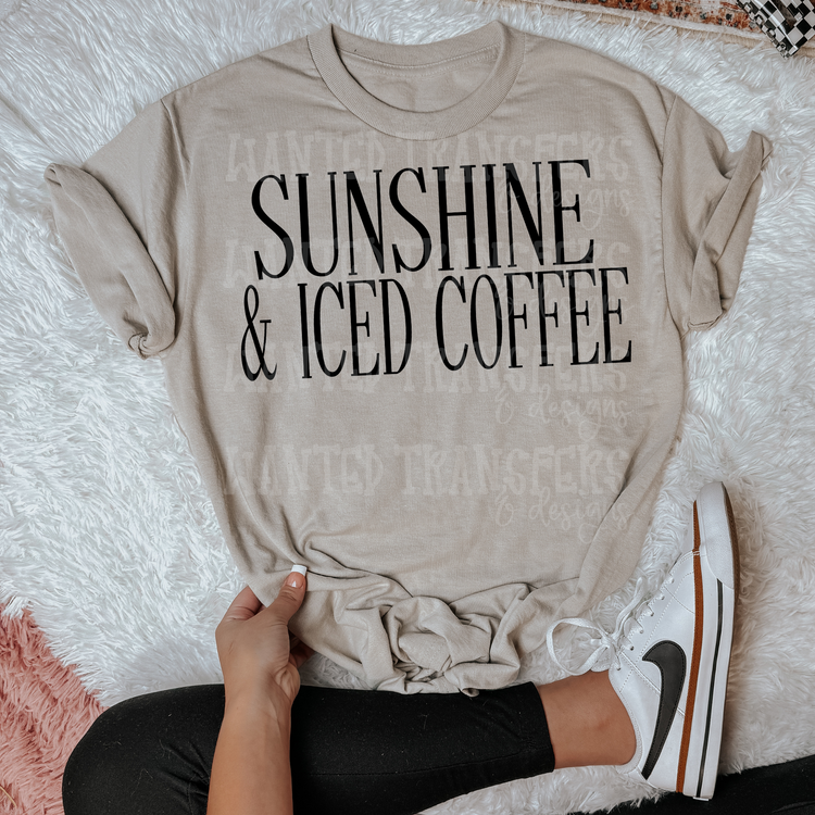 Sunshine & Iced Coffee Exclusive Sublimation Transfer