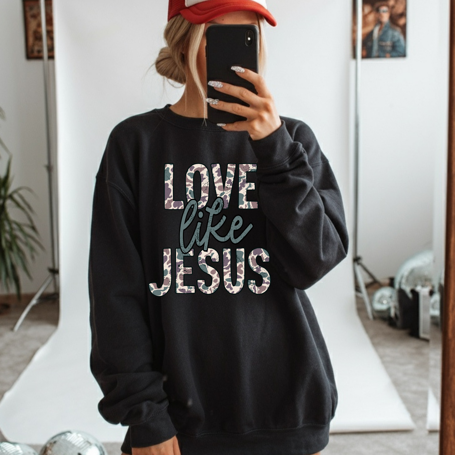 Love Like Jesus Camo Faith Exclusive DTF Transfer