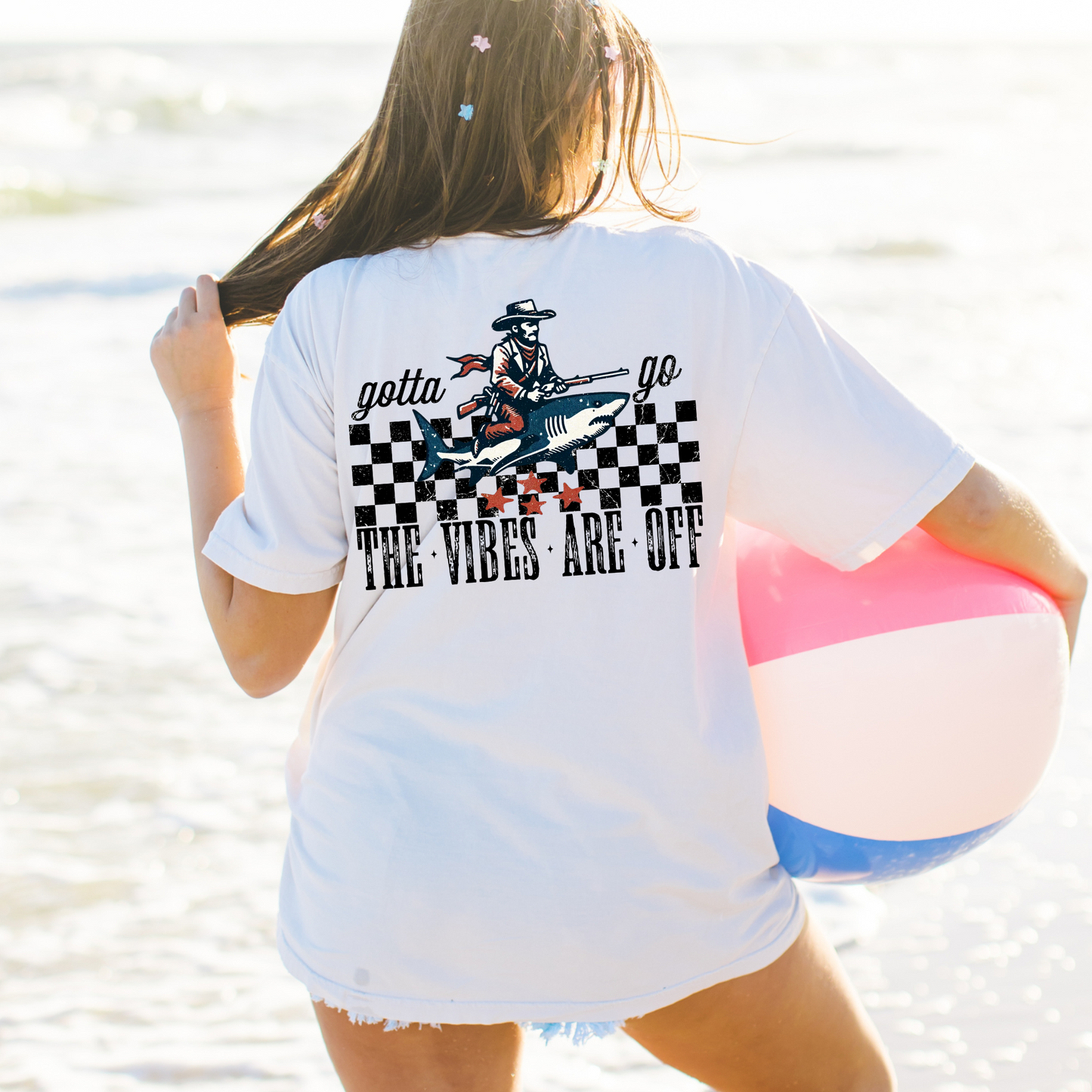 Gotta Go, The Vibes Are Off Summer Western Exclusive DTF Transfer