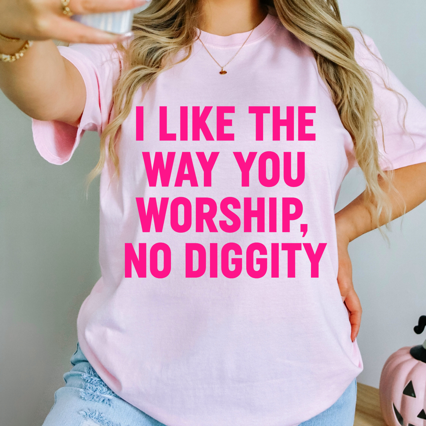 I Like the Way You Worship Hot Pink Screen Print Transfer