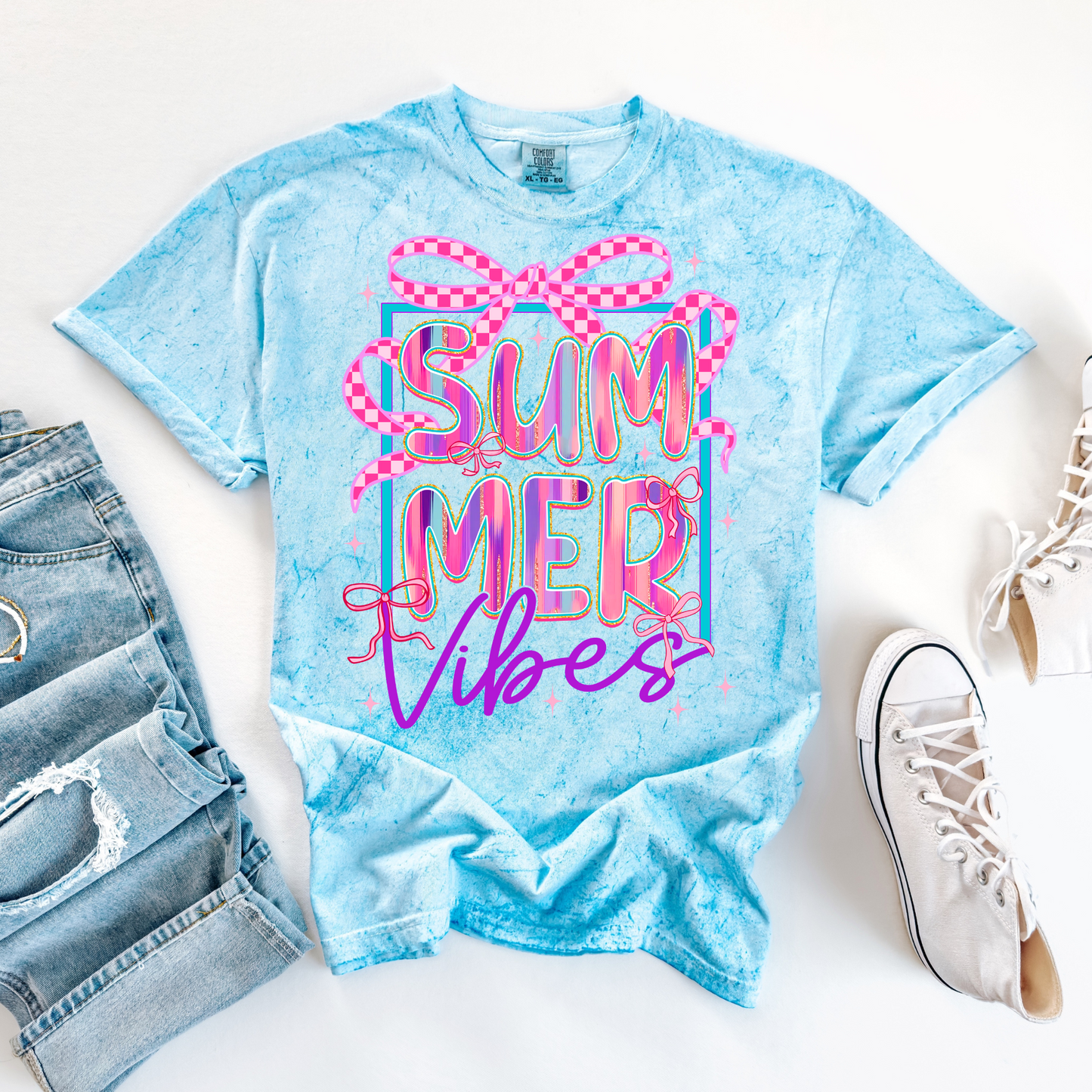 Summer Vibes Coquette DTF Transfer
