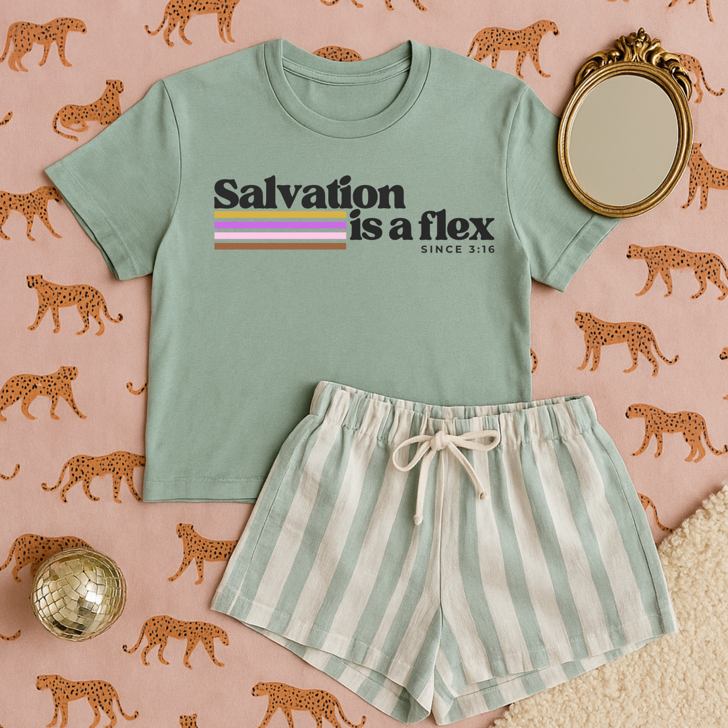 Salvation is a Flex Faith DTF Transfer