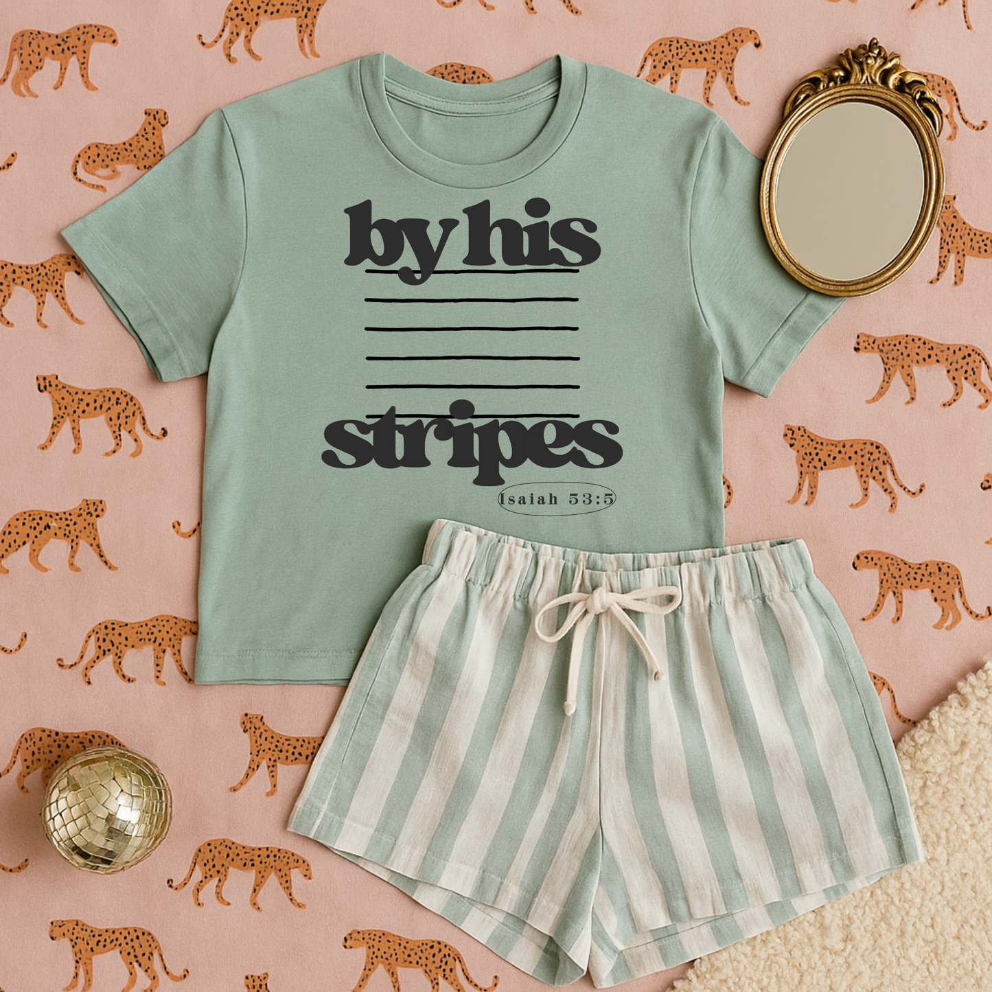 By His Stripes Faith DTF Transfer