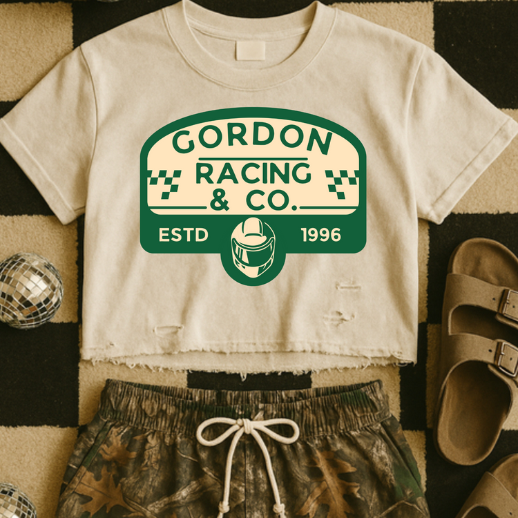 Gordon Racing Co. Retro DTF Transfer