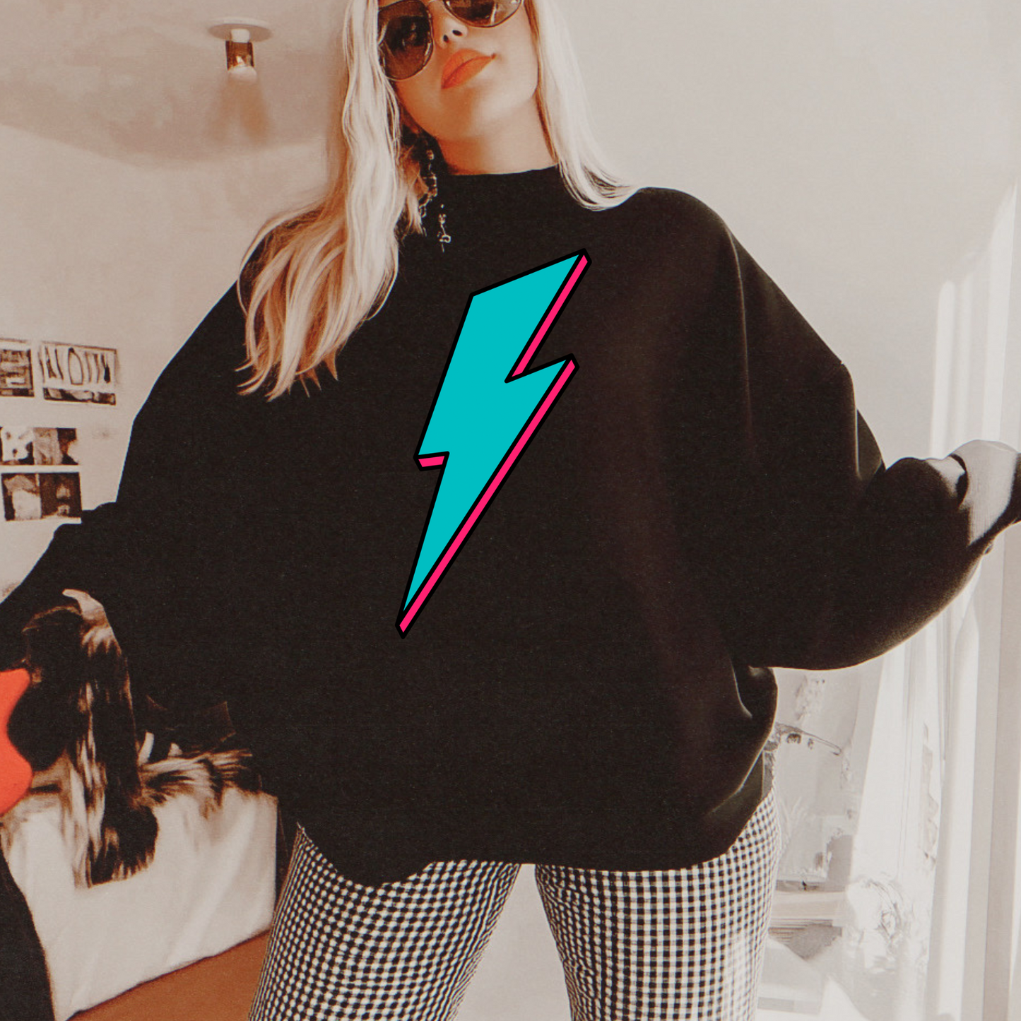 Lightning Bolt DTF Transfer