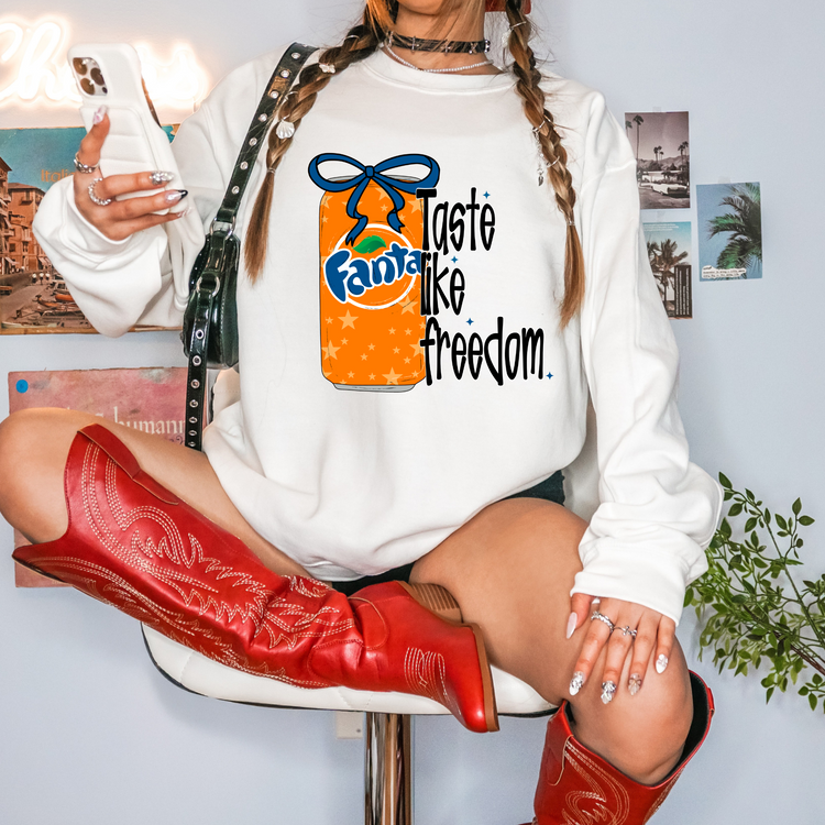 Taste Like Freedom Orange PNG Digital Download