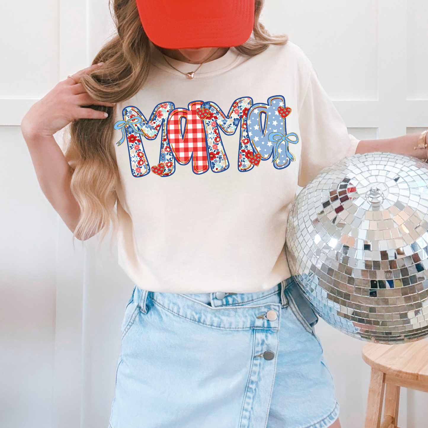 Patriotic Mama DTF Transfer