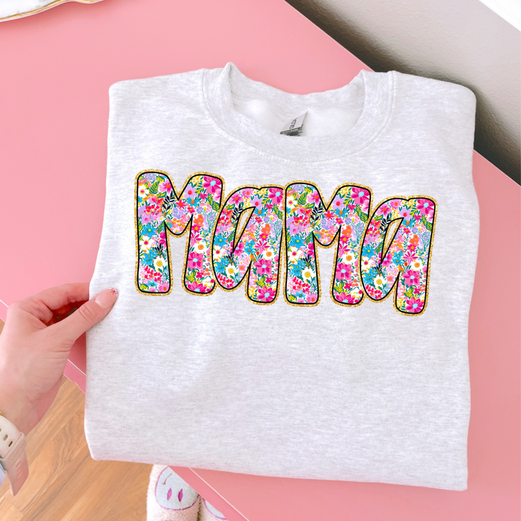 Mama Spring Floral DTF Transfer