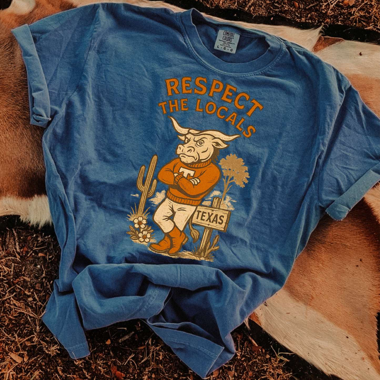 Respect the Locals Texas DTF Transfer