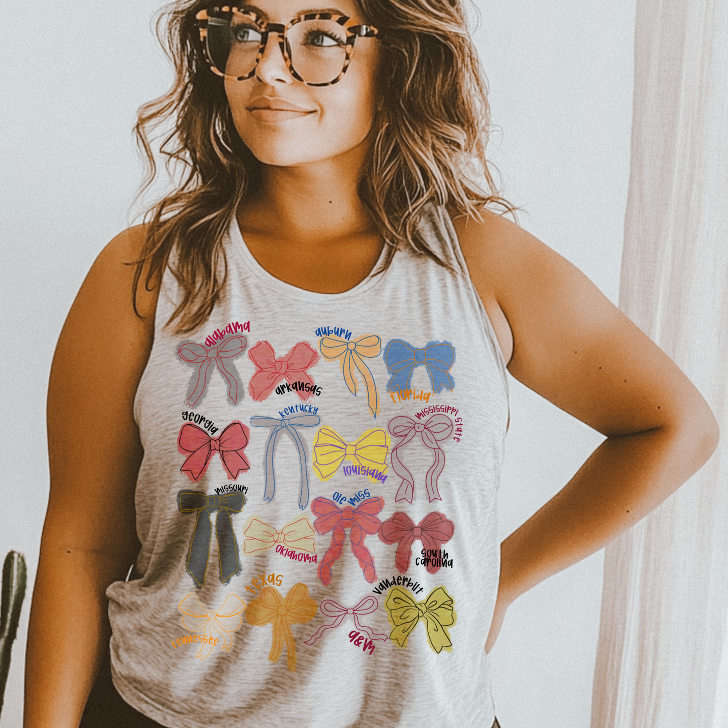 Coquette Team Bows DTF Transfers