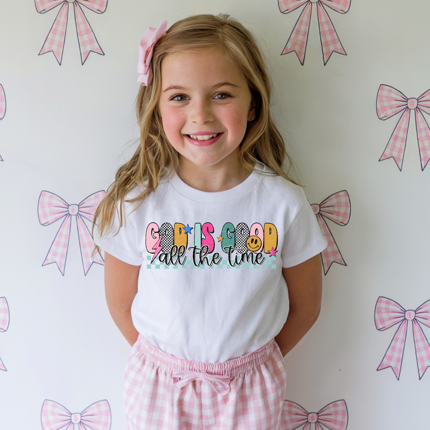 God is Good All the Time Faith Toddler Clear Film Screen Print Transfer
