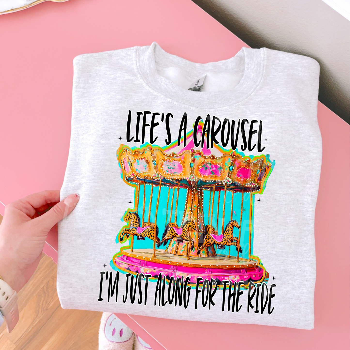Life is a Carousel Exclusive Sublimation Transfer