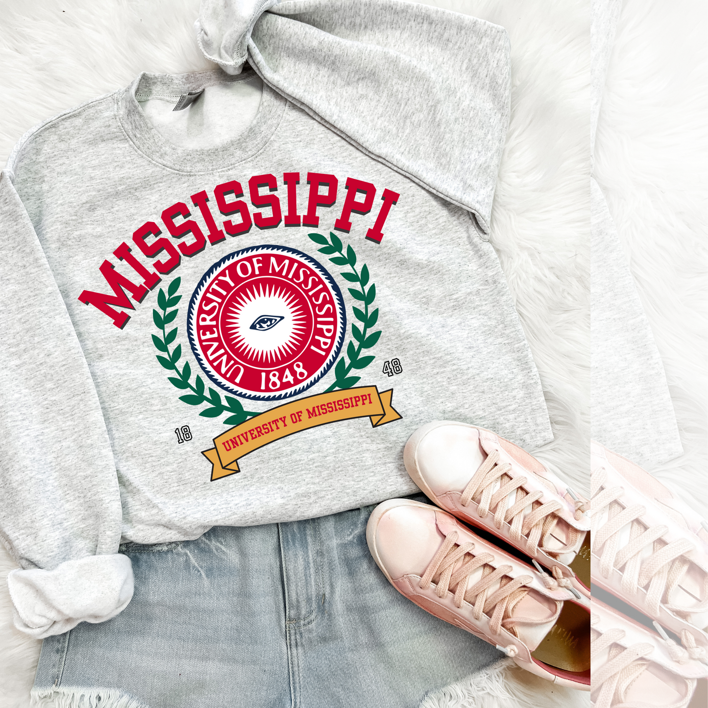 Mississippi Vintage Stadium DTF Transfer