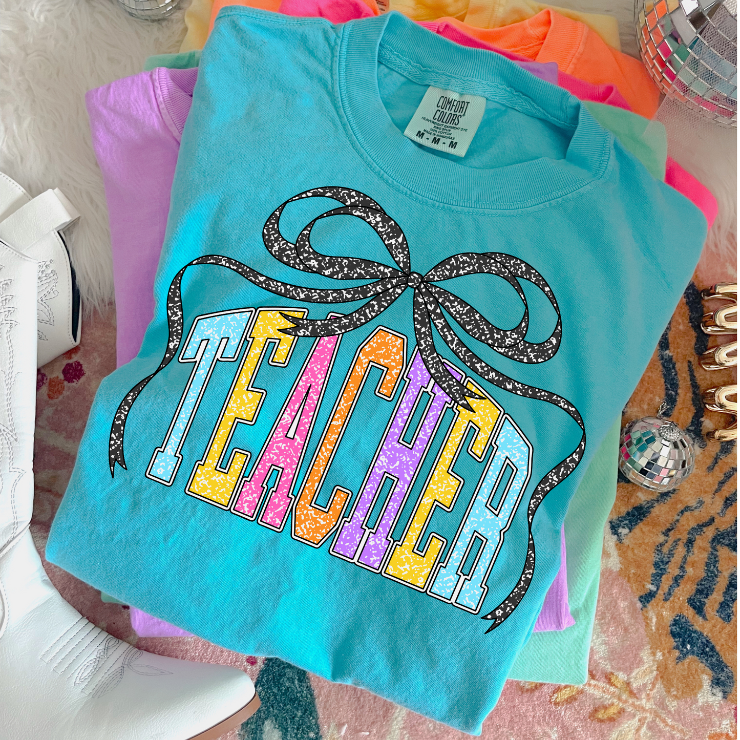 Teacher Coquette Clear Film Screen Print Transfer