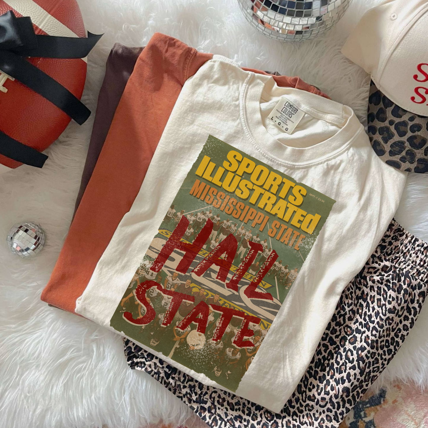 Magazine Cover Hail State DTF Transfers