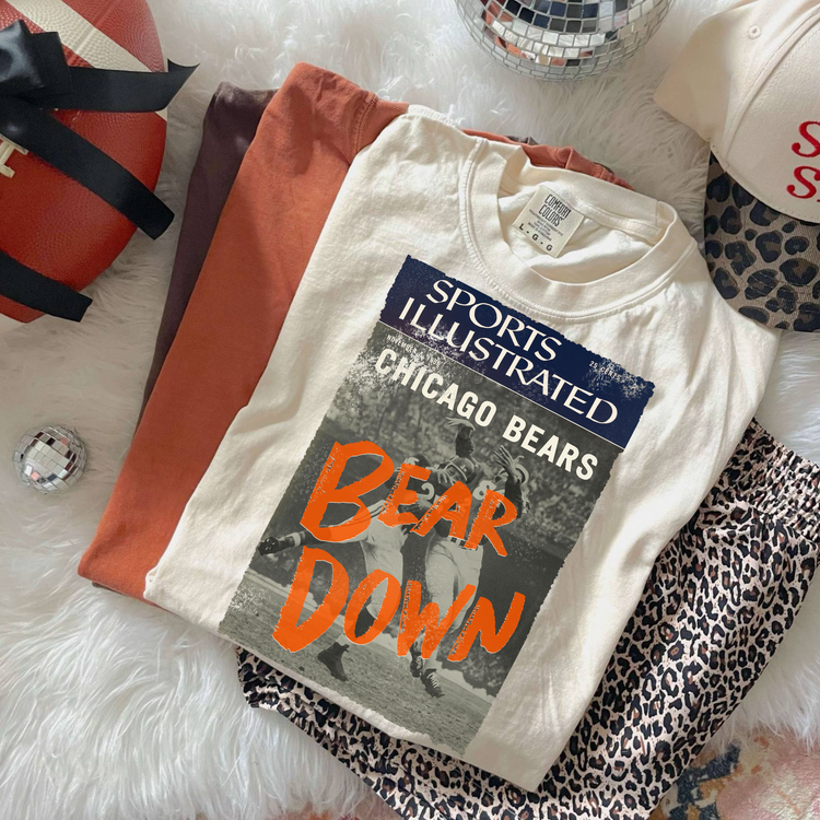 Magazine Cover Bear Down DTF Transfers