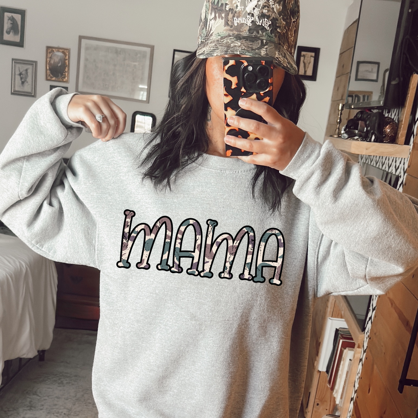 Camo Mama PNG Digital Download