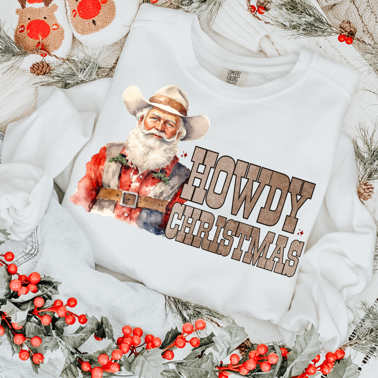 Howdy Christmas PNG Digital Download
