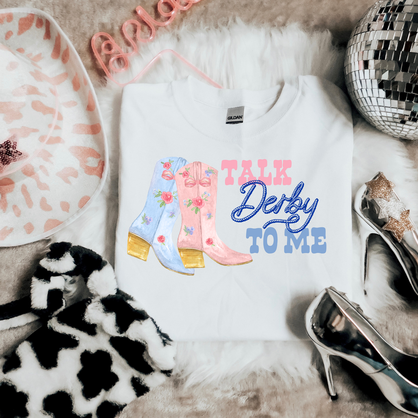 Kentucky Derby Cherry Boots DTF Transfer