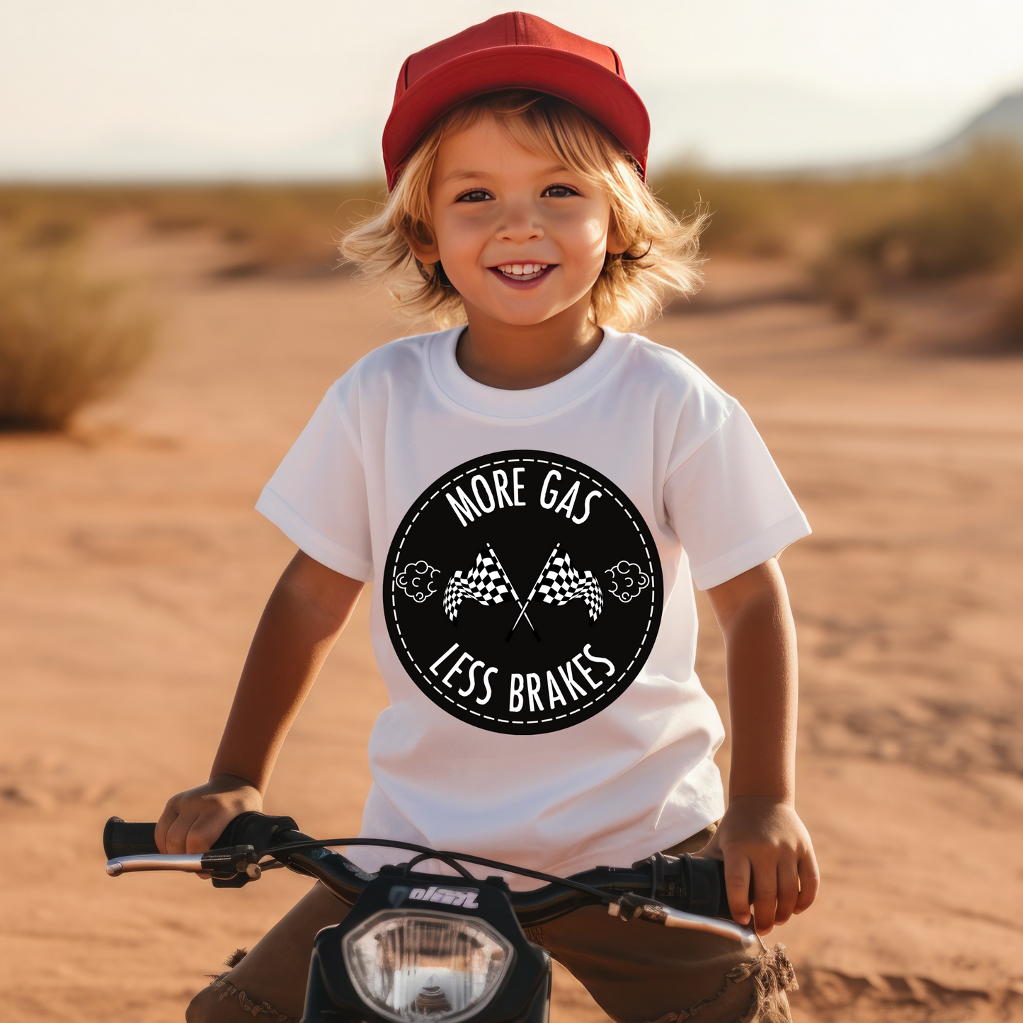 More Gas, Less Brakes Racing DTF Transfer