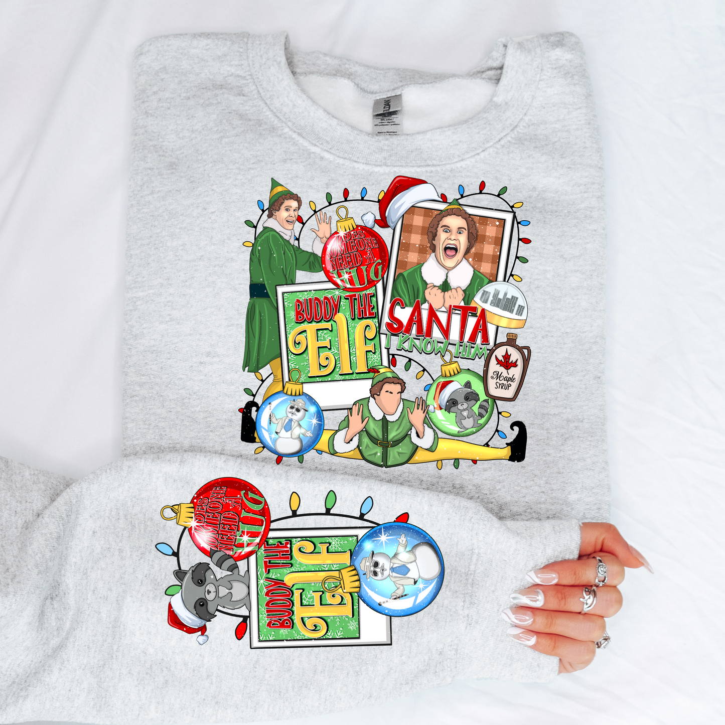 Santa, I Know Him (FRONT + SLEEVE INCLUDED) DTF Transfer