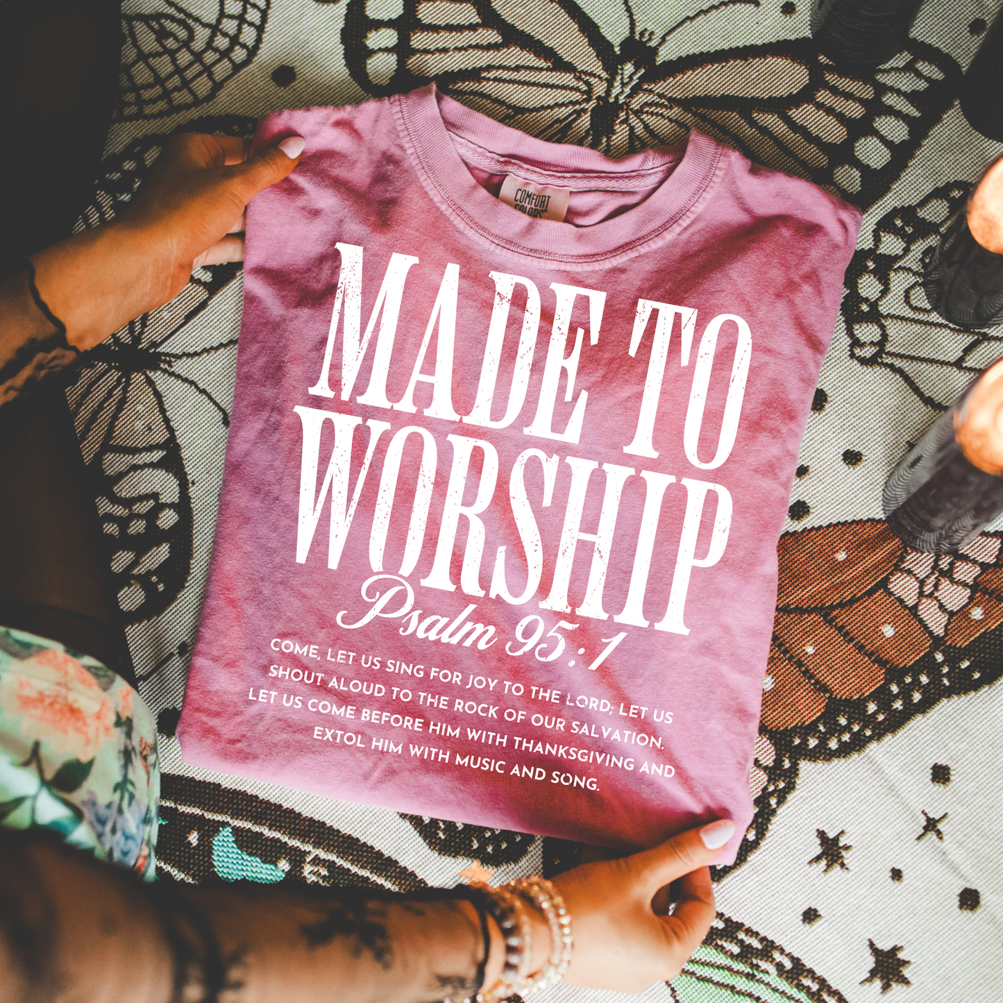 Made to Worship Faith Single Color Screen Print Transfer (