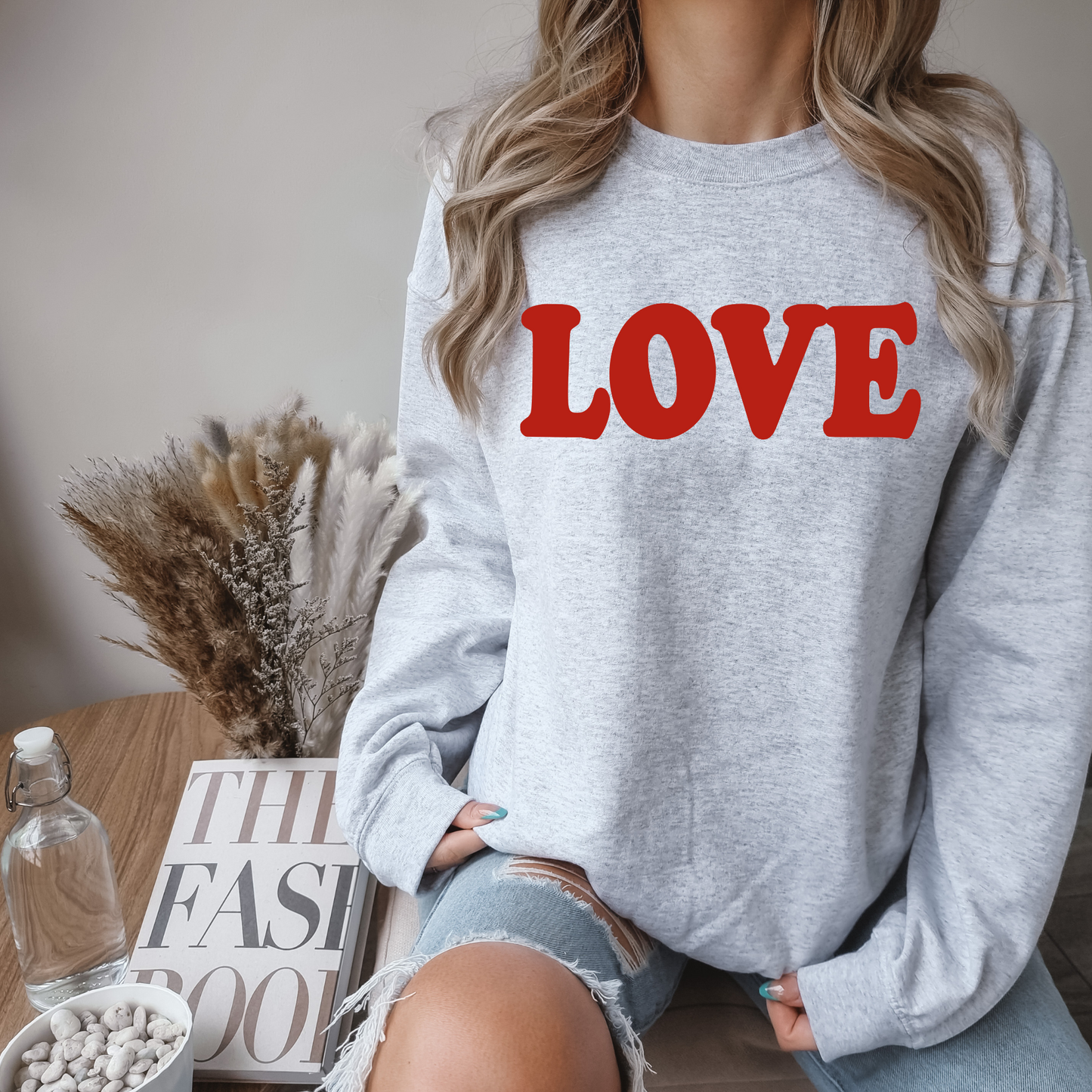 LOVE Red Valentine's Day DTF Transfer