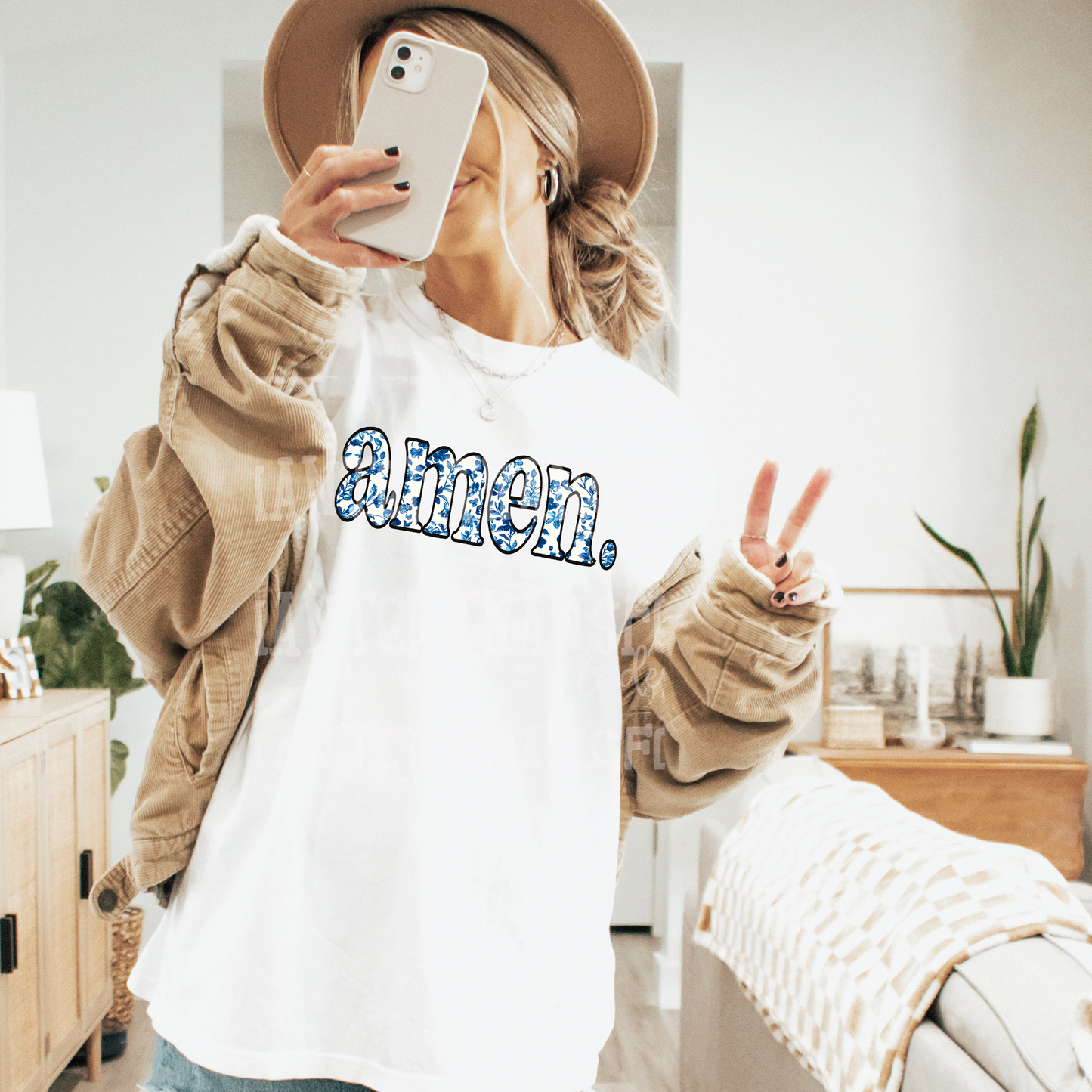 Amen (black outline) Exclusive Sublimation Transfer