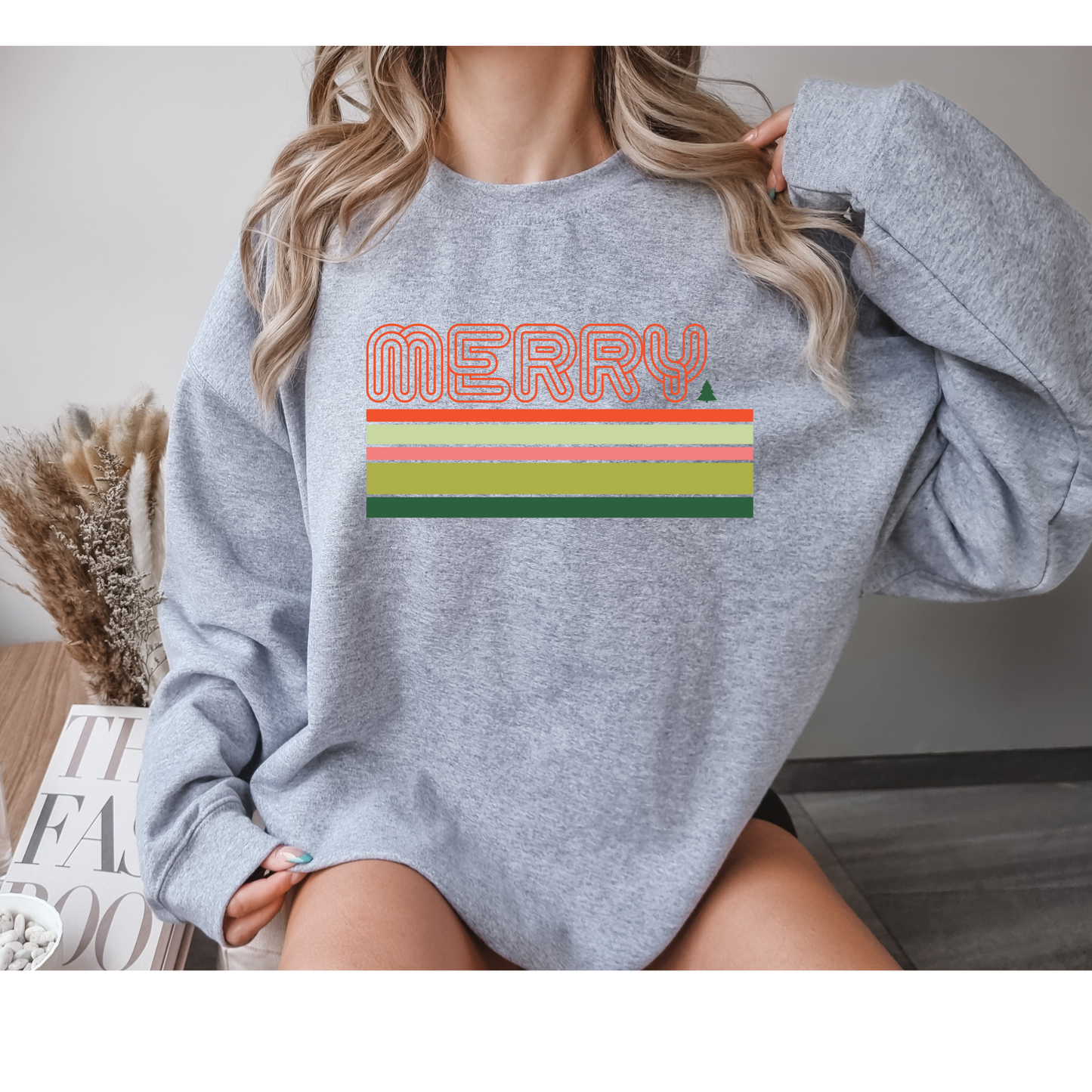 Merry Retro DTF Transfer