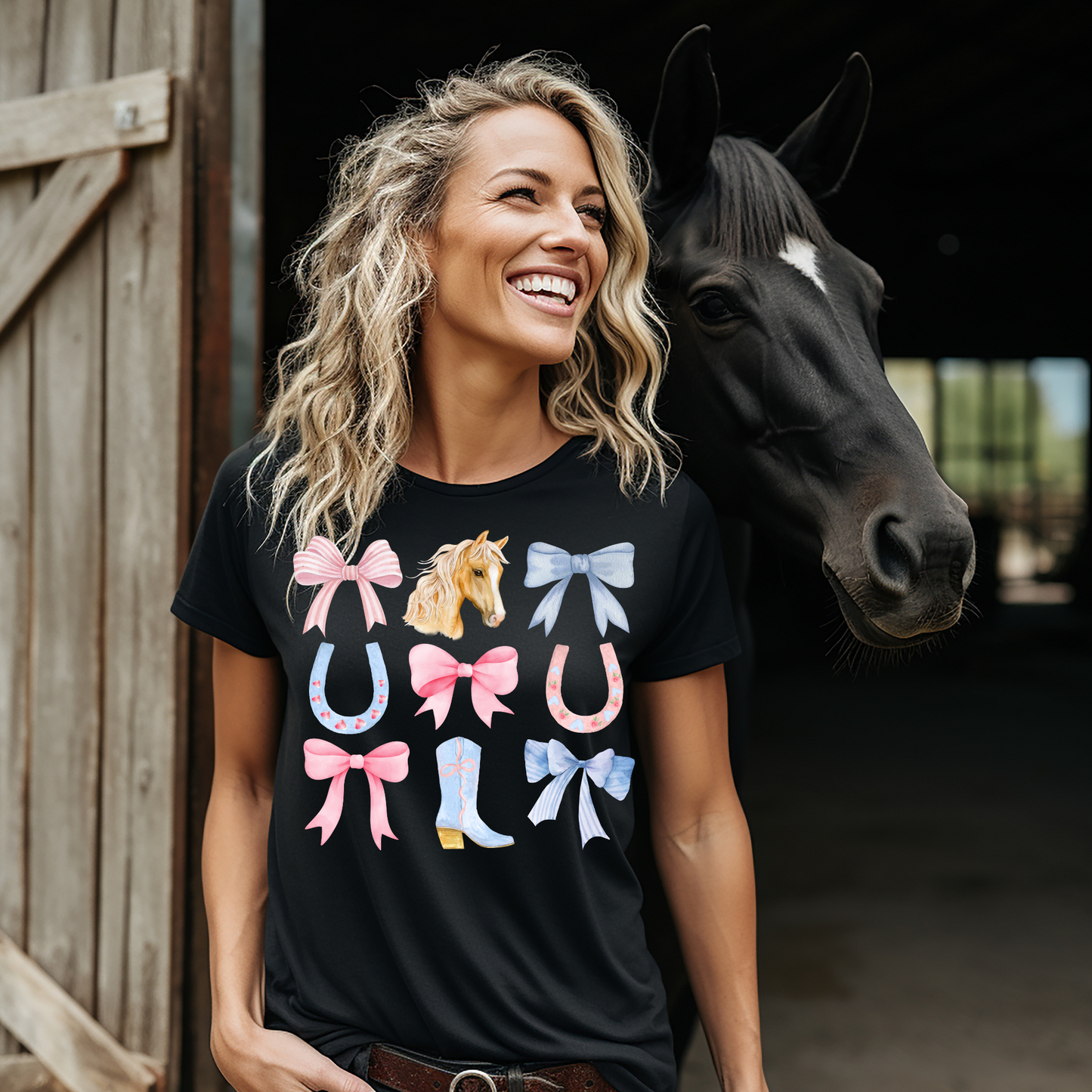 Horse & Boots Coquette DTF Transfer