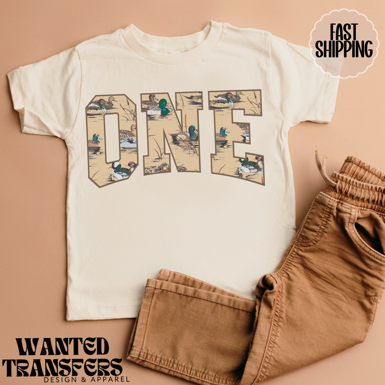 Duck Hunting Birthday One Western Birthday Tee, Hunting First Birthday, Boys, Cowboy Birthday, Rodeo Birthday, Ducks