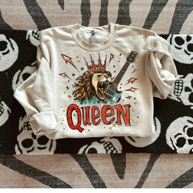 Queen Guitar DTF Transfer