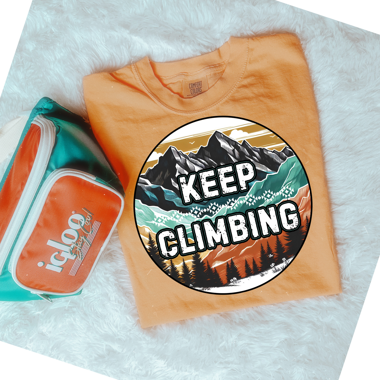 Keep Climbing Travel Outdoors DTF Transfer