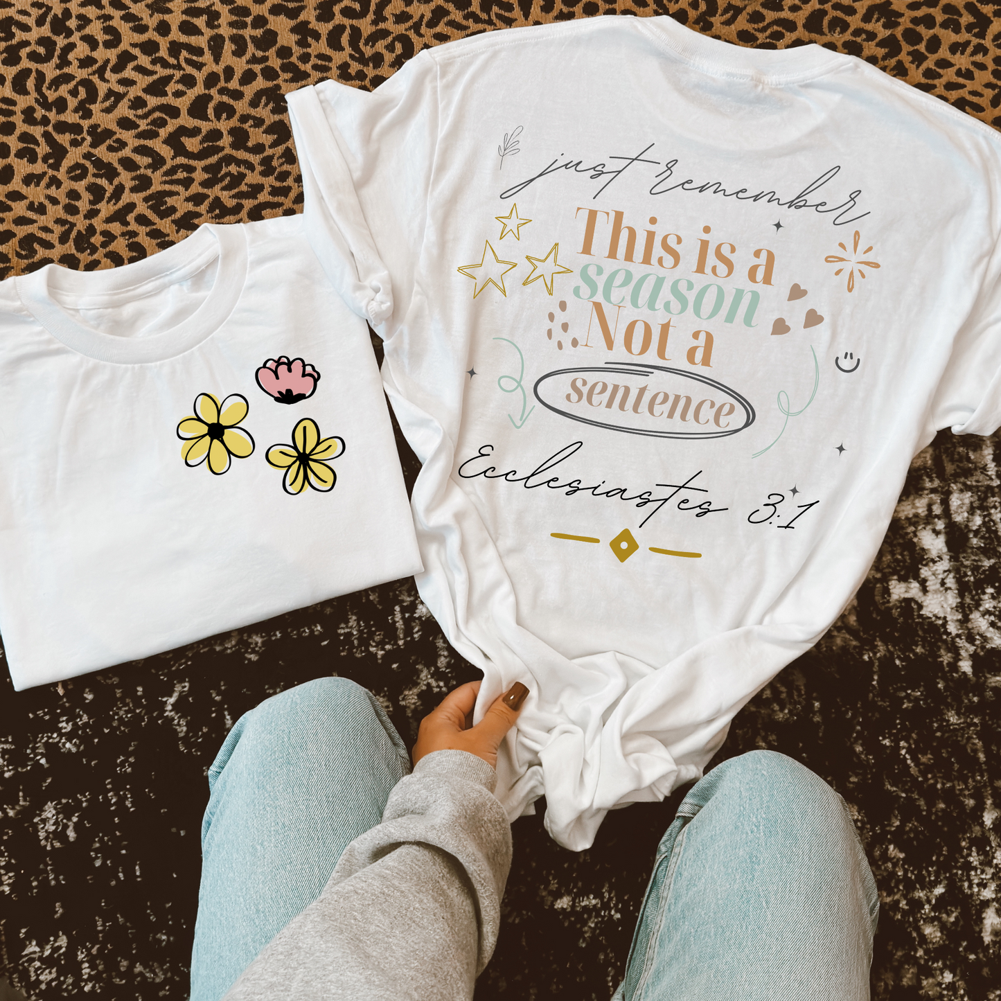 This is a Season, not a Sentence Black Font DTF Transfer