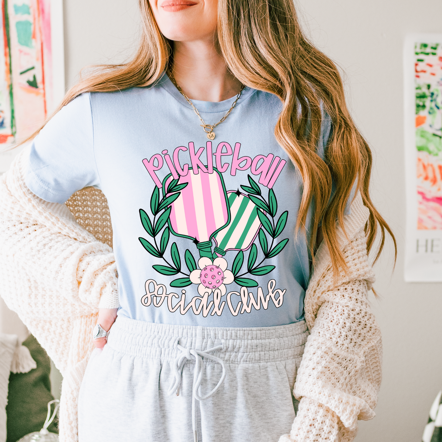 Pickleball Social Club DTF Transfer