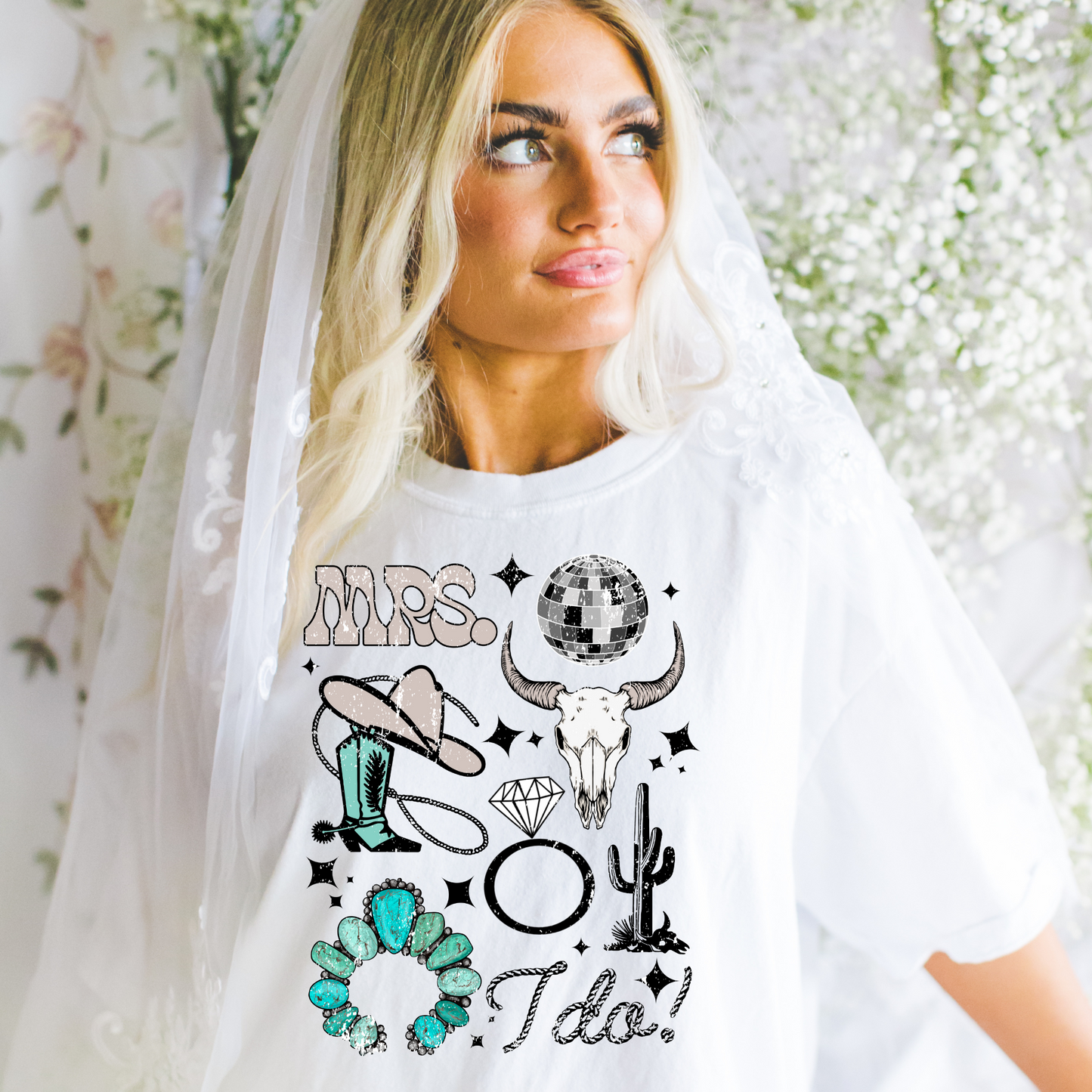Mrs. I Do Bride Western DTF Transfer
