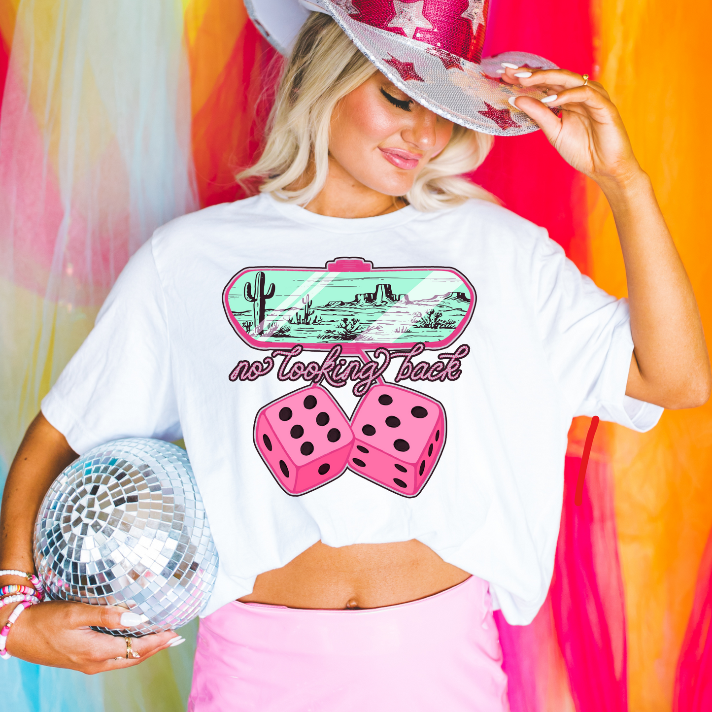 No Looking Back Western DTF Transfer