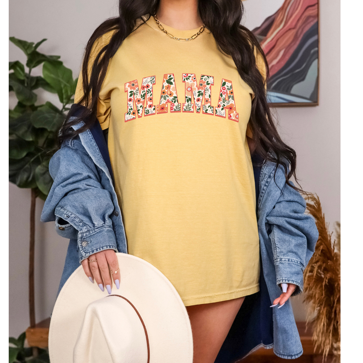 Fall Floral Mama DTF Transfer