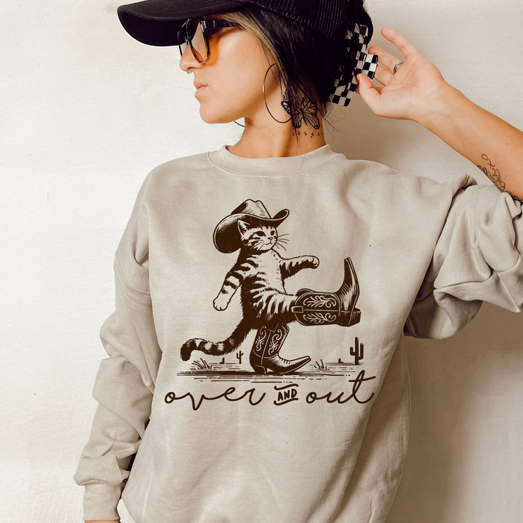 Meowdy, Over and Out PNG Digital Download