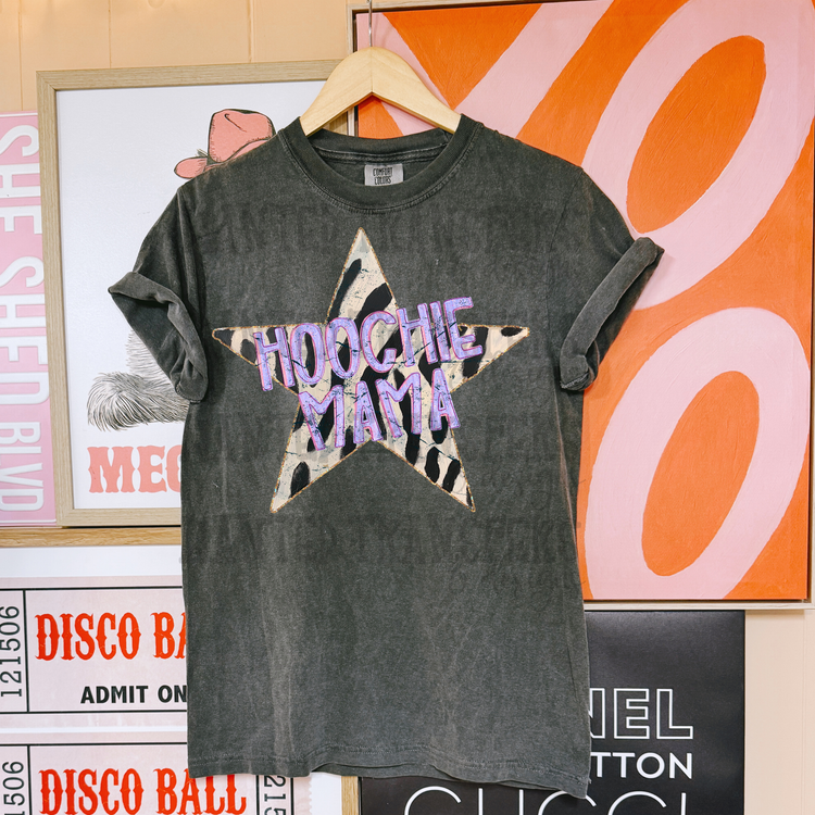 Hoochie Mama Neon Purple Zebra DTF Transfer