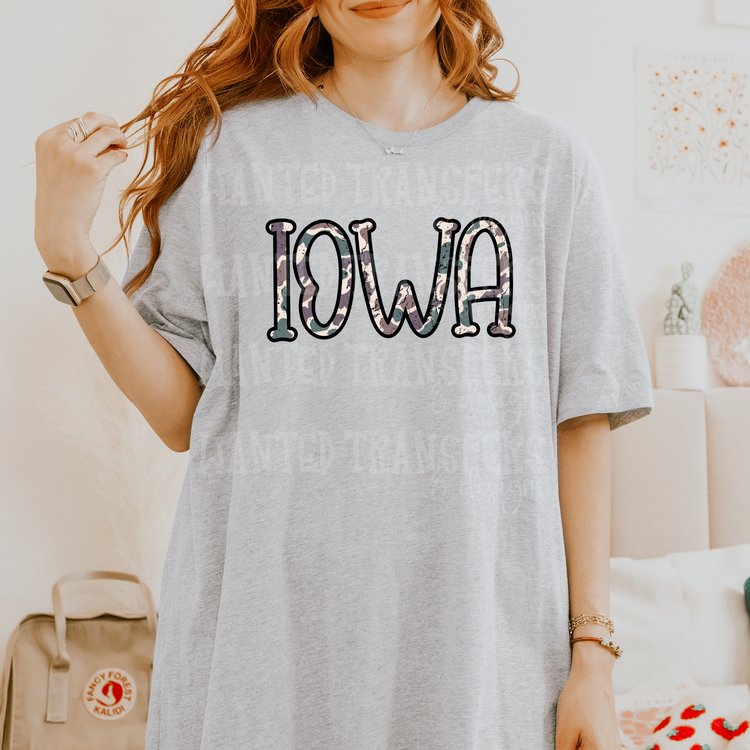 Camo Iowa Exclusive Sublimation Transfer