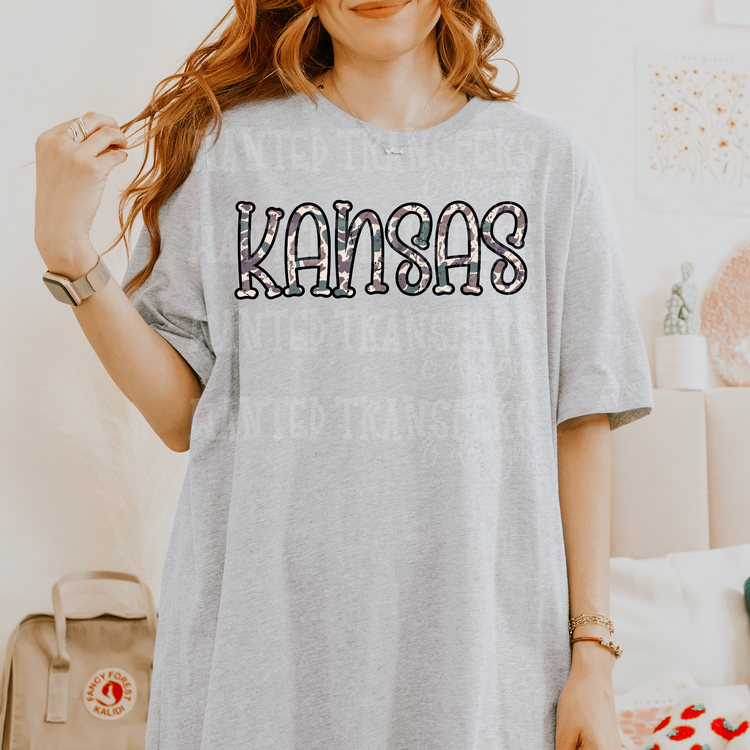 Camo Kansas Exclusive Sublimation Transfer