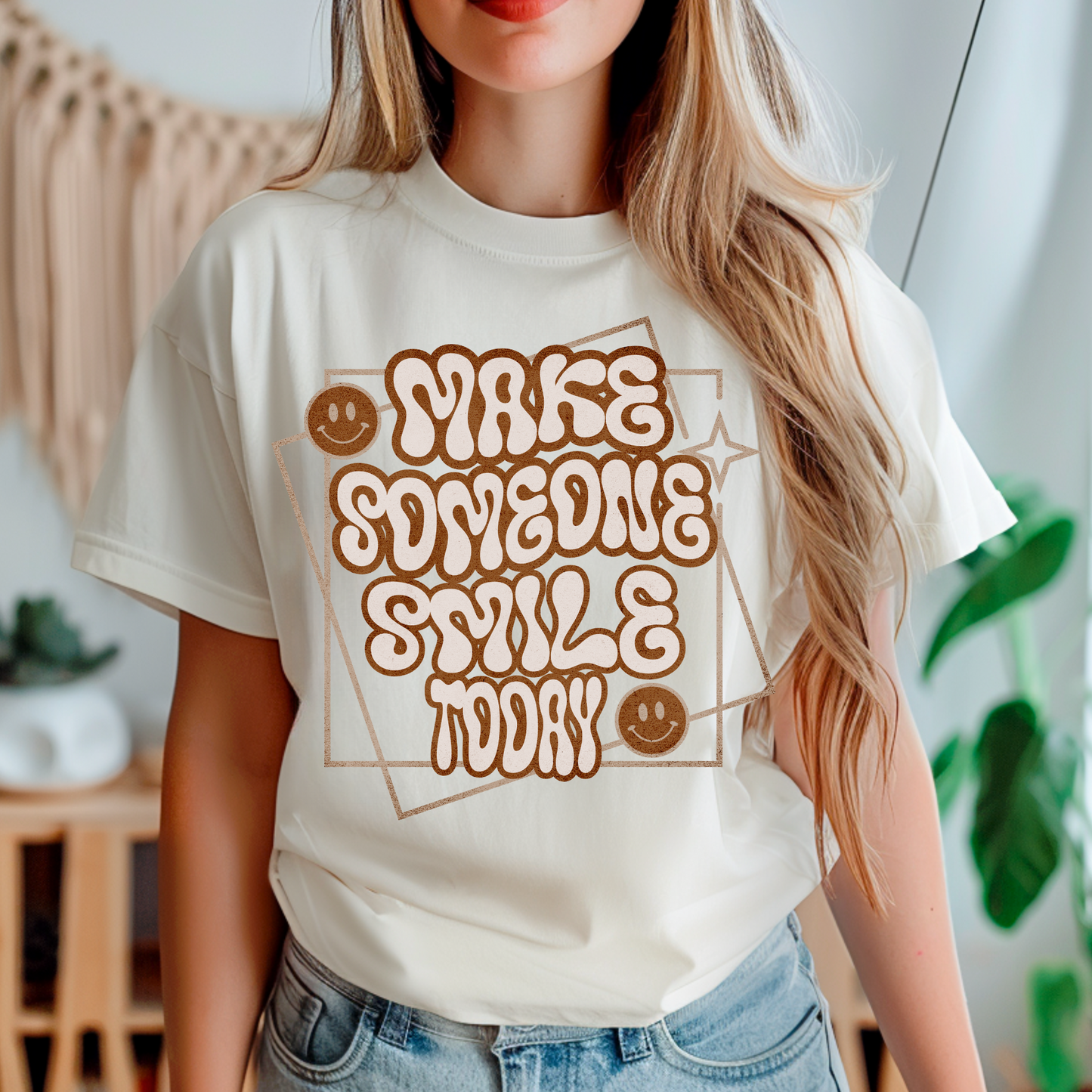Make Someone Smile Today Mental Health DTF Transfer