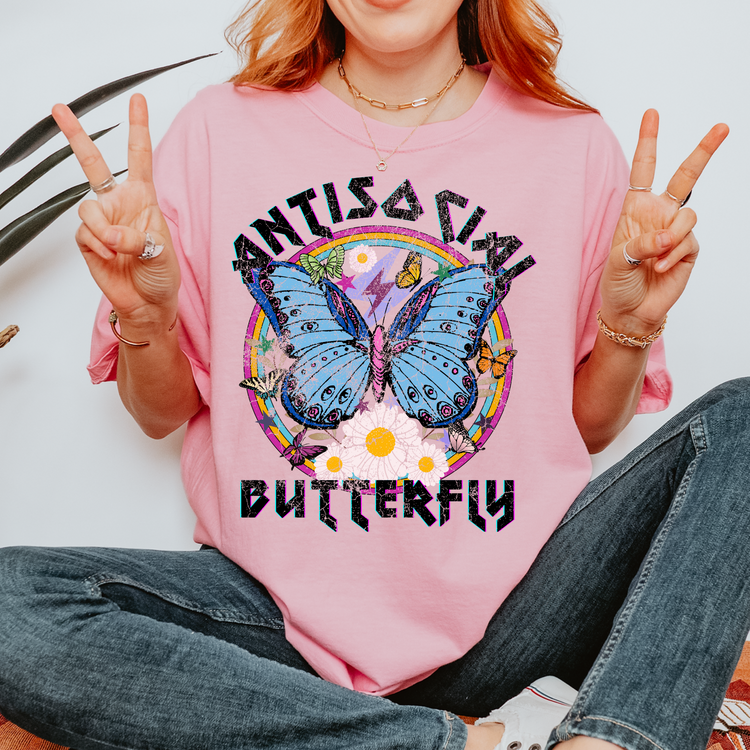 Antisocial Butterfly Mental Health DTF Transfer