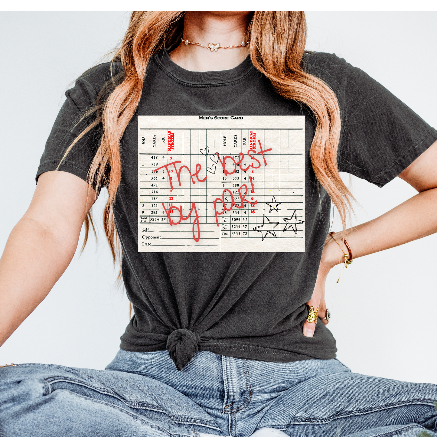 The Best by Par Golf Scorecard DTF Transfer