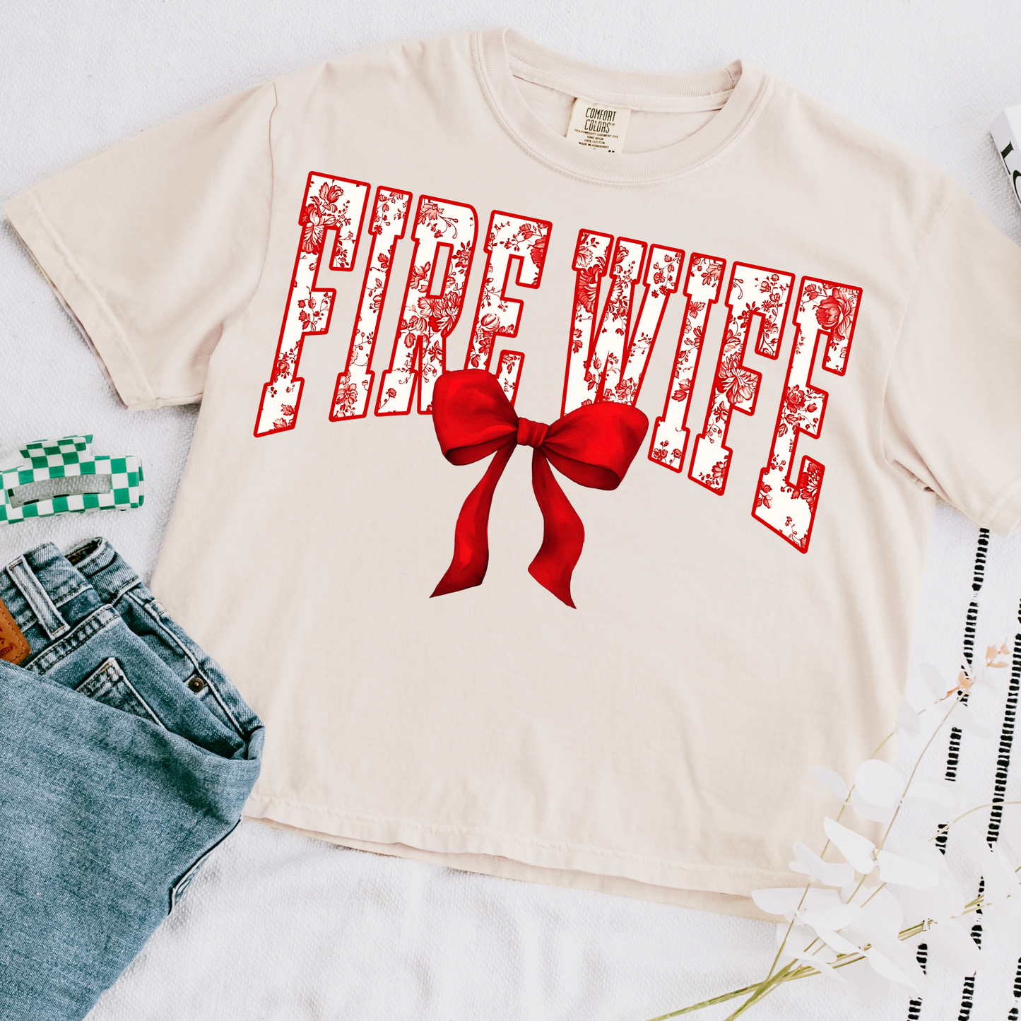 Fire Wife DTF Transfer